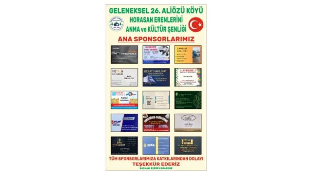 KÖY ŞENLİĞİMİZİ ÜZÜCÜ GELİŞMELER SEBEBİ İLE GELECEK SENE KURBAN BAYRAMININ ÜÇÜNCÜ GÜNÜNE ERTELENDİ