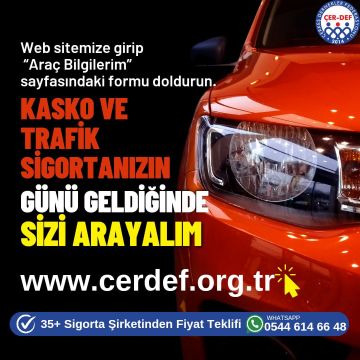 TRAFİK-KASKO DİĞER TÜM SİGORTALARINIZI  BİZE YAPTIRINIZ .